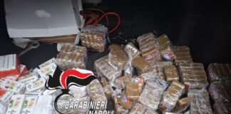 Poggiomarino, 27 chili di hashish nel portabagagli: arrestato 42enne