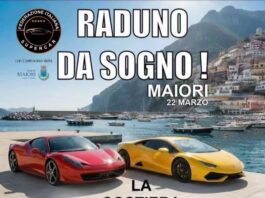 Supercar in Costiera Amalfitana: raduno a Maiori il 22 marzo tra lusso e panorami mozzafiato